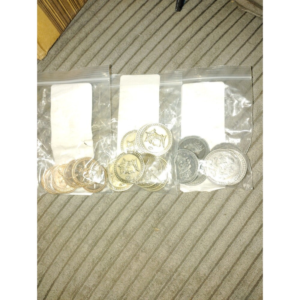 30 Metal King coins Gaming accessories